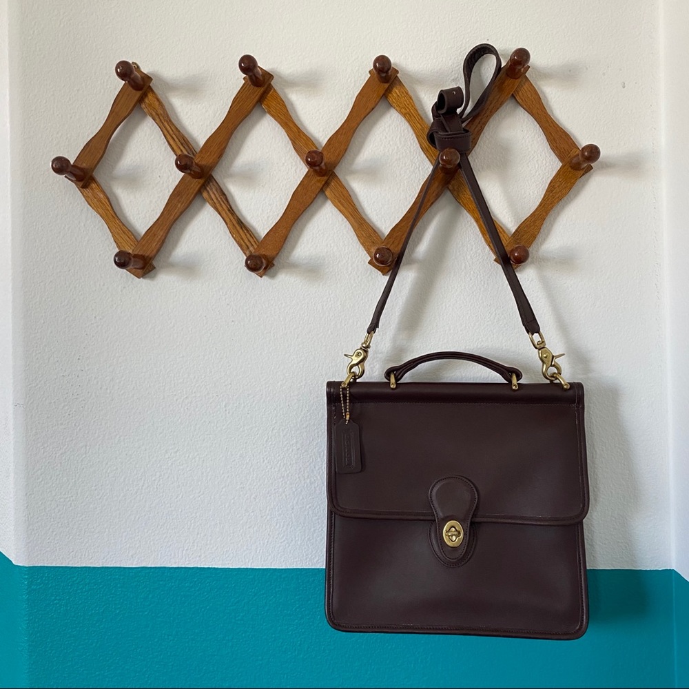 VINTAGE COACH WILLIS CROSSBODY SATCHEL